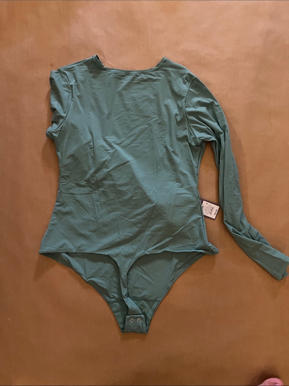 Auden Long Sleeve Bodysuit in Seafoam - Picture 2 of 2
